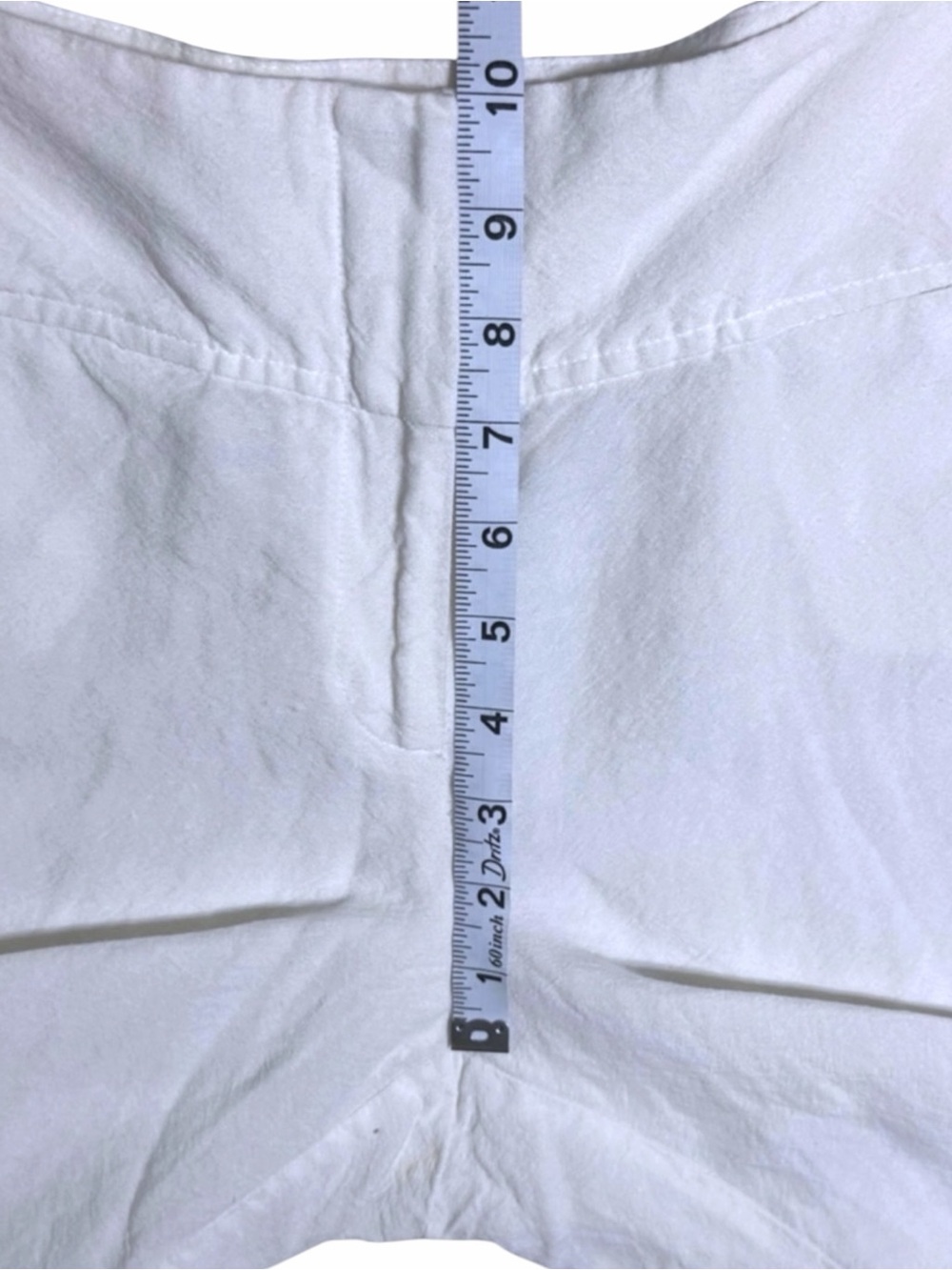 Eileen Fisher Light Ivory Linen Viscose Wide Leg Pant Relaxed Fit Trousers Sz M - Picture 12 of 14